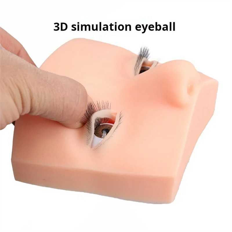 New Real 4 Layers Mannequin He - огляд і ціна Eyelash Extension Open Eye