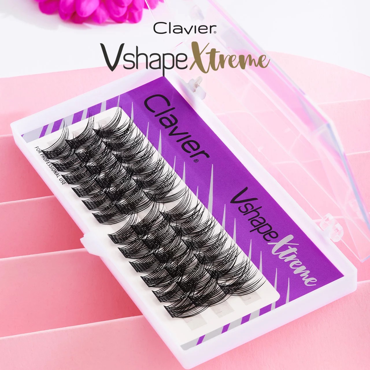 CLAVIER New Arrival Vshape Xtr - огляд і ціна Eyelash Extension Anime