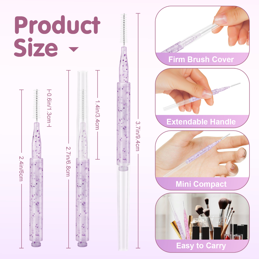 MAYOOC Mini Eyebrow Brush Brow - огляд і ціна Eyelash Extension Uv Glue