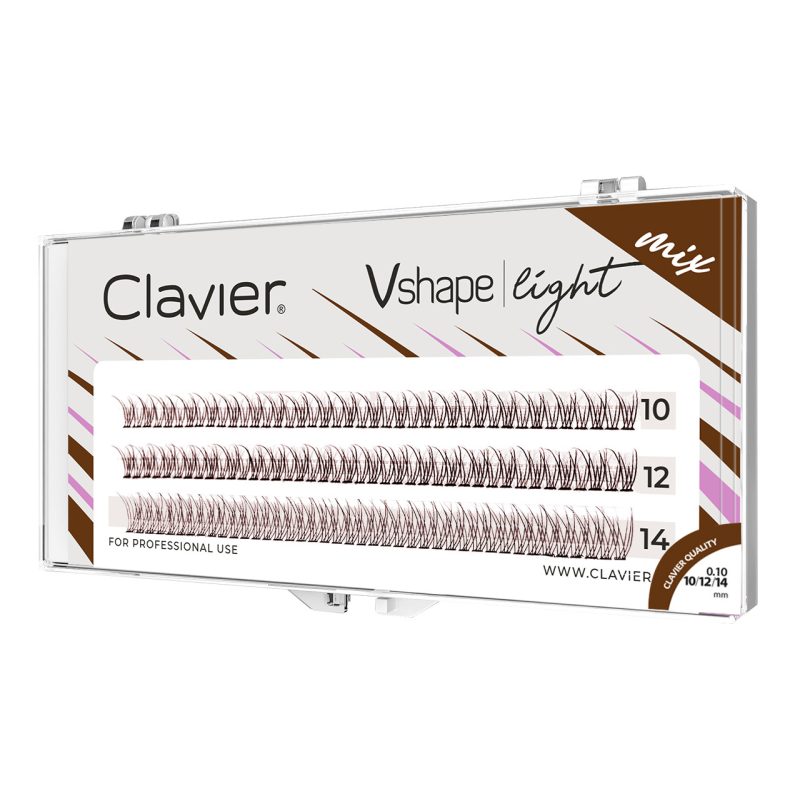 Clavier Brown Vshape Light Clu - огляд і ціна Eyelash Extension Anime