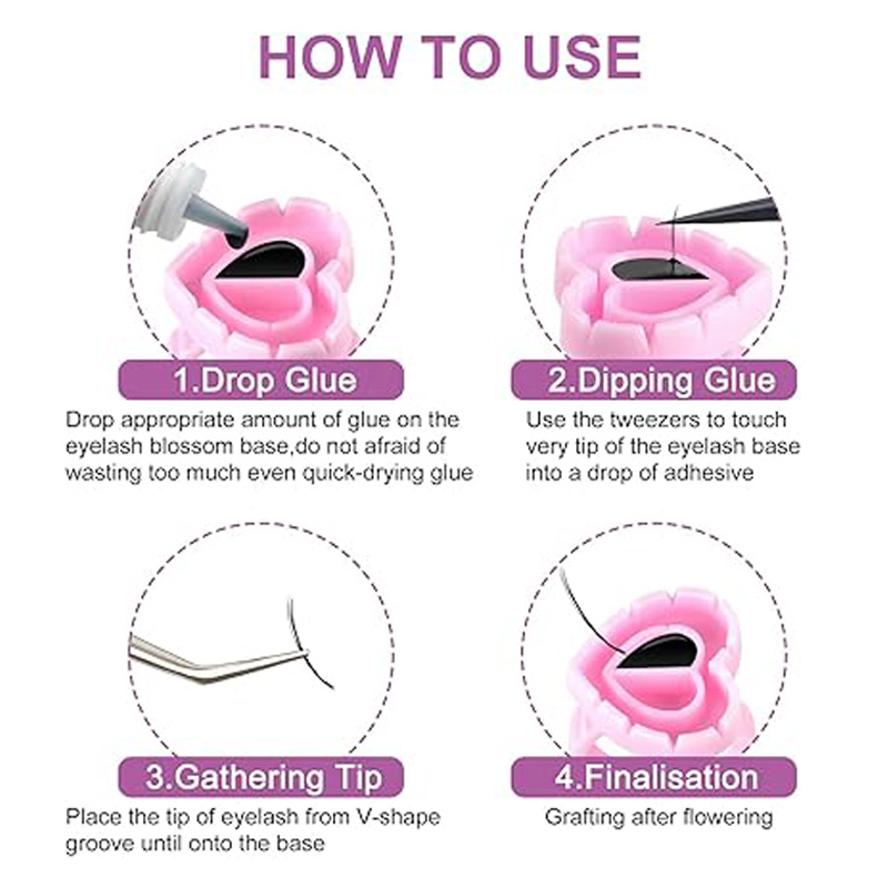 100pcs/bag Disposable Eyelash  - огляд і ціна Eyelash Extension Double Lash