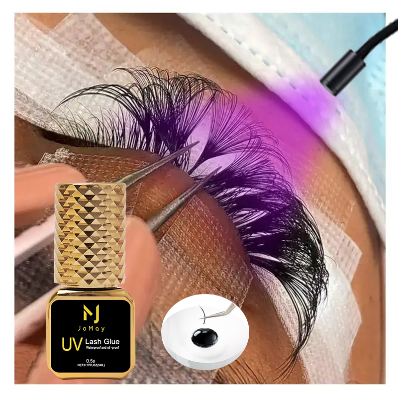 JOMAY Black UV Lash Glue 0.5S  - огляд і ціна Eyelash Extension Uv Glue