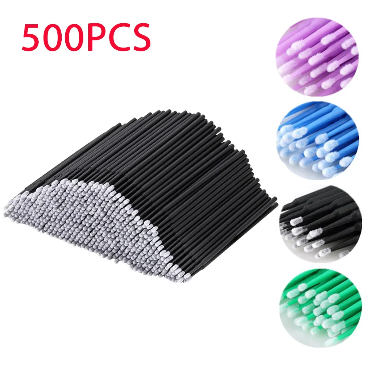 500/1000PCS Eyelashes Microbru - огляд і ціна Eyelash Extension Cleaning