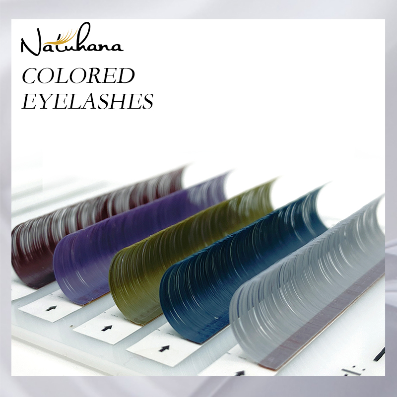 NATUHANA  Colored Eyelashes Ex - огляд і ціна Eyelash Extension Natural Classic