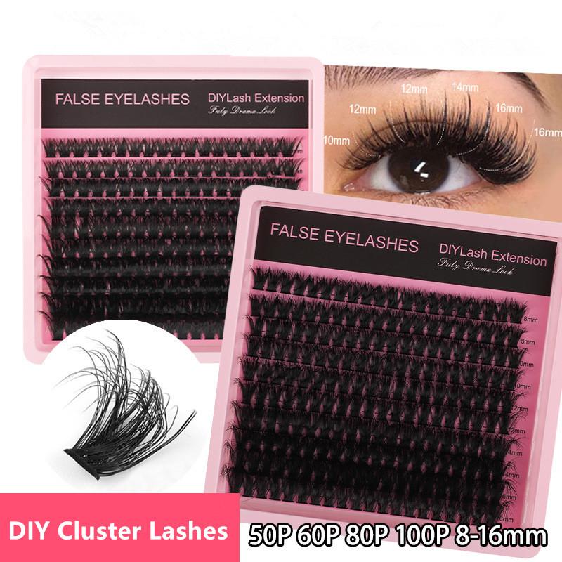 New 10Row 140 Clusters Fluffy  - огляд і ціна Eyelash Extension Natural