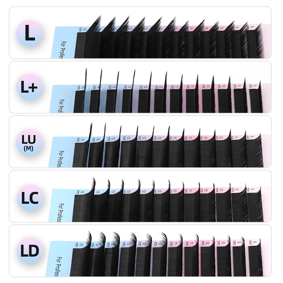 RUJADE L L+ LC LD LU(M) Curl I - огляд і ціна Eyelash Extension Anime