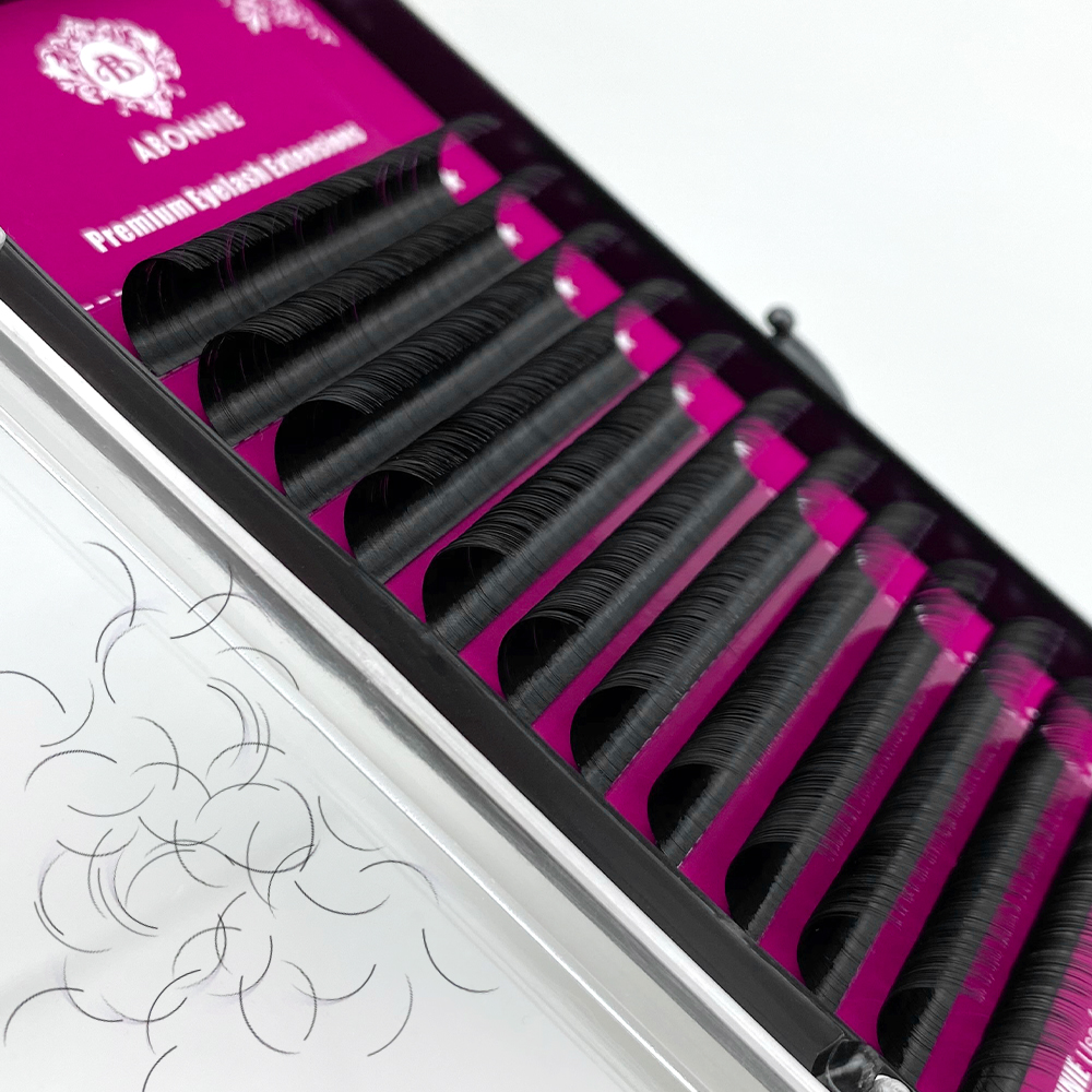 Abonnie B Curl 8-15mm Faux Ind - огляд і ціна Eyelash Extension Natural Classic