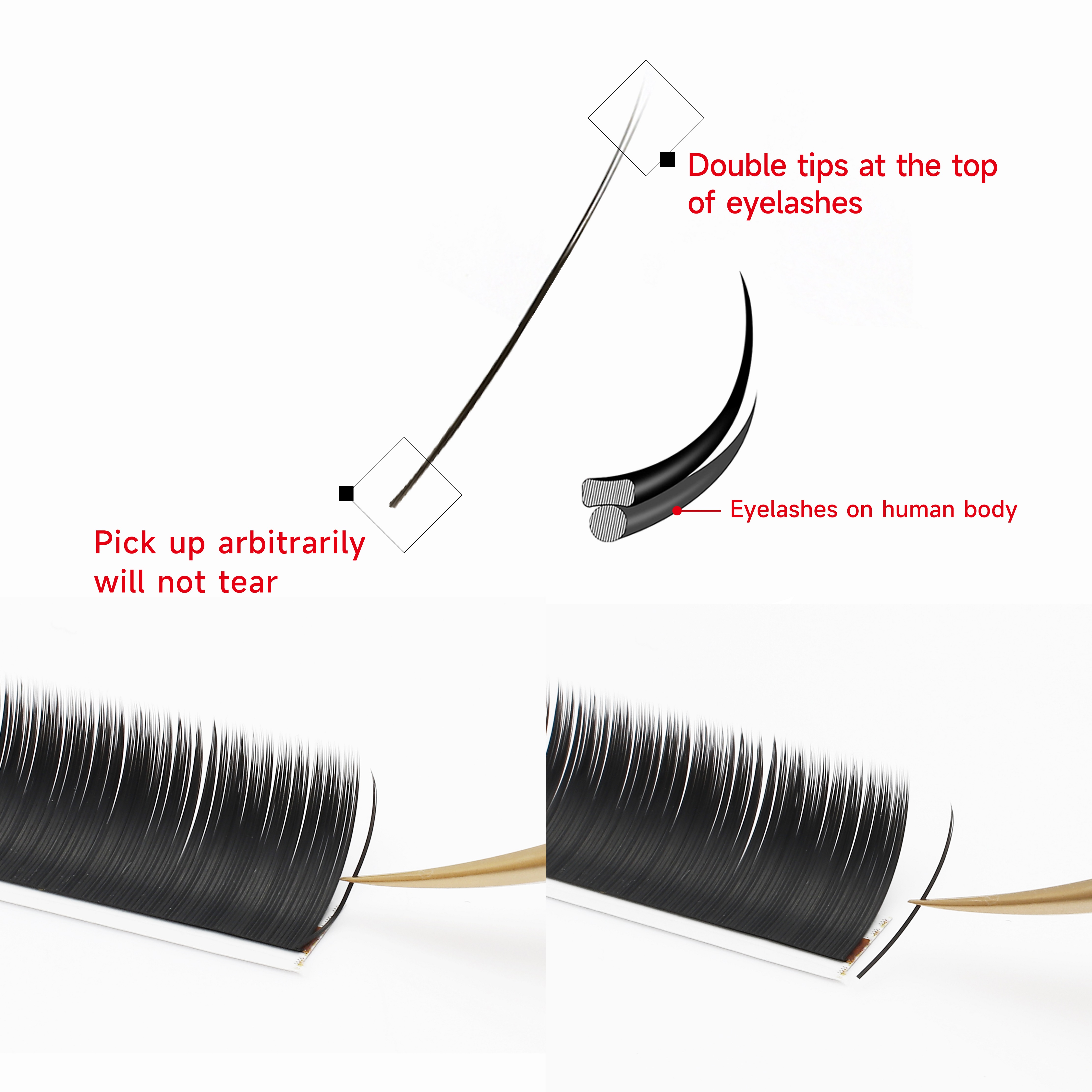 XIUSUZAKI Flat Ellipse Eyelash - огляд і ціна Eyelash Extension Natural Classic
