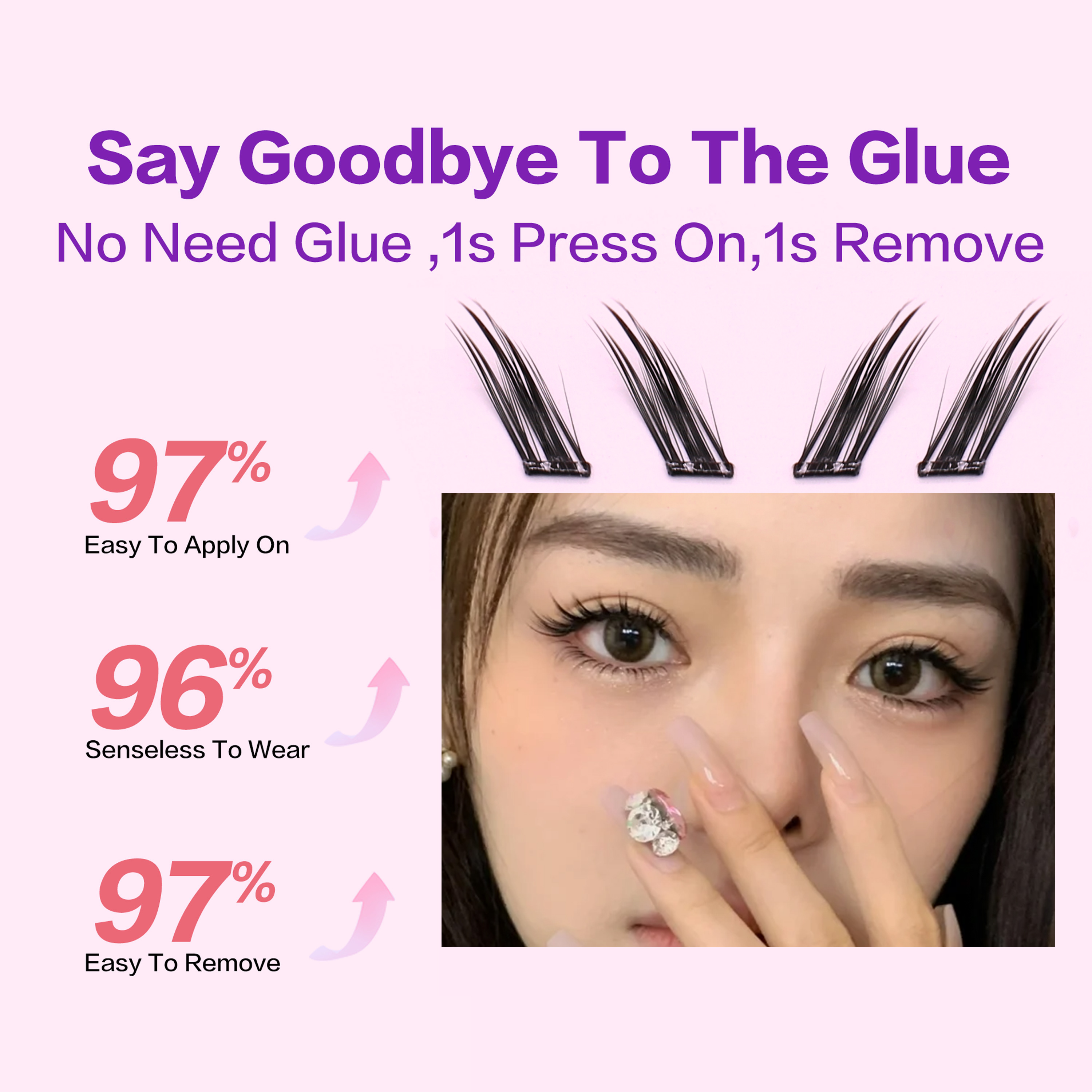 FindLove Fox Eye Lashes Pre Gl - огляд і ціна Eyelash Extension Uv Glue