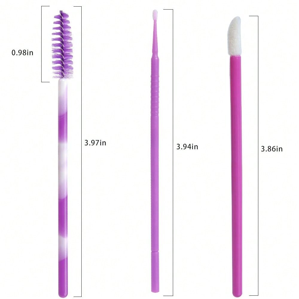 300 Pack Disposable Spoolies B - огляд і ціна Eyelash Extension Eyelash