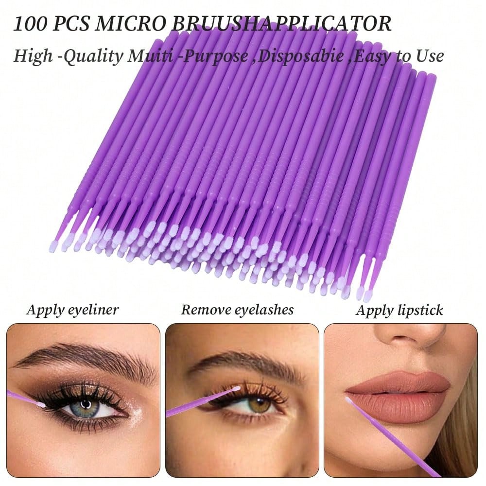 300 Pack Disposable Spoolies B - огляд і ціна Eyelash Extension Eyelash