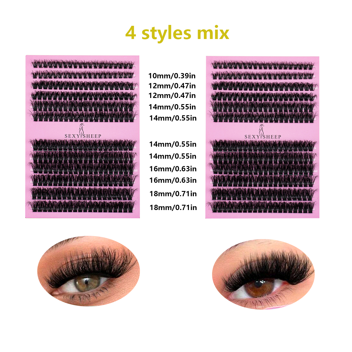 DIY False Eyelashes Clusters E - огляд і ціна Eyelash Extension Equipment
