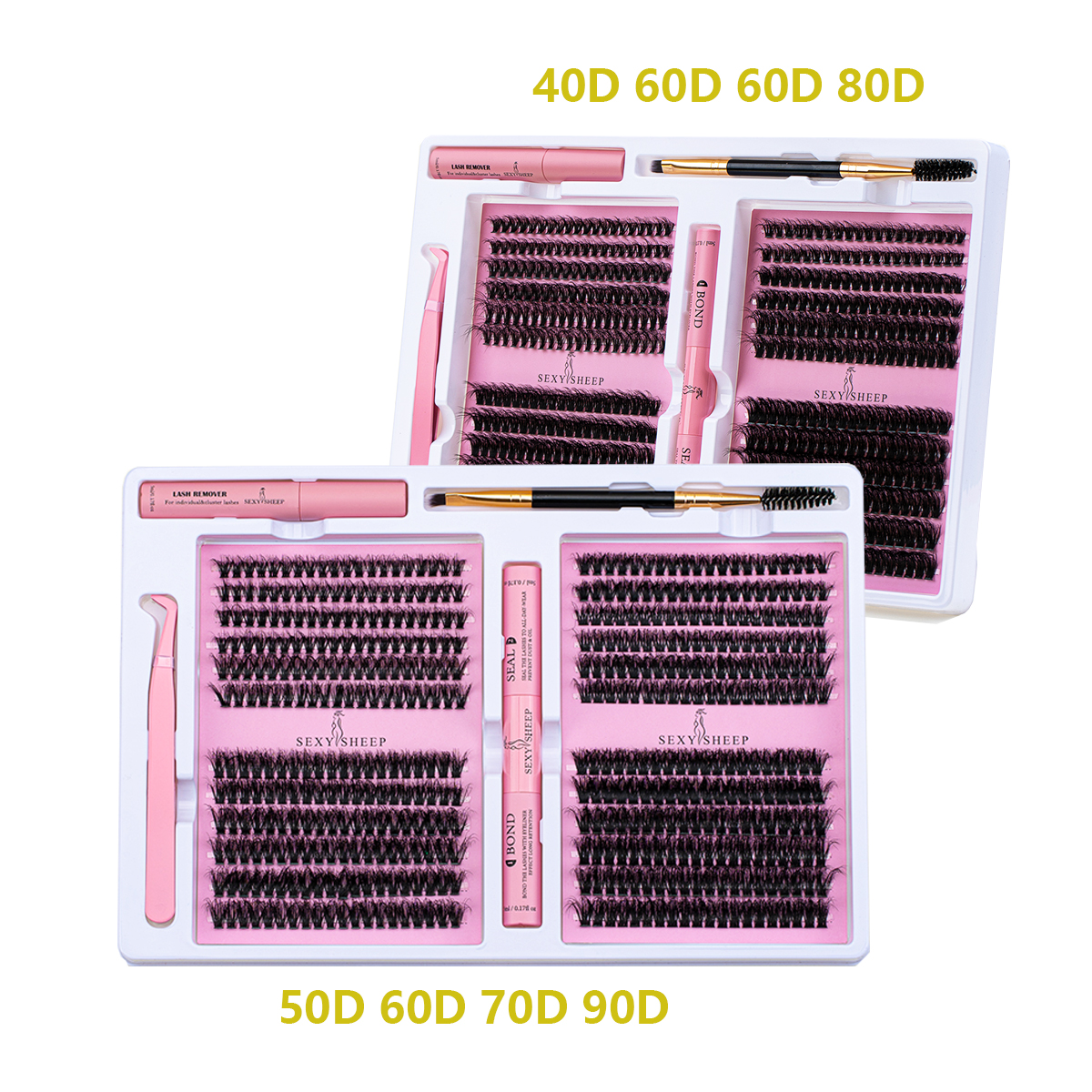 DIY False Eyelashes Clusters E - огляд і ціна Eyelash Extension Equipment
