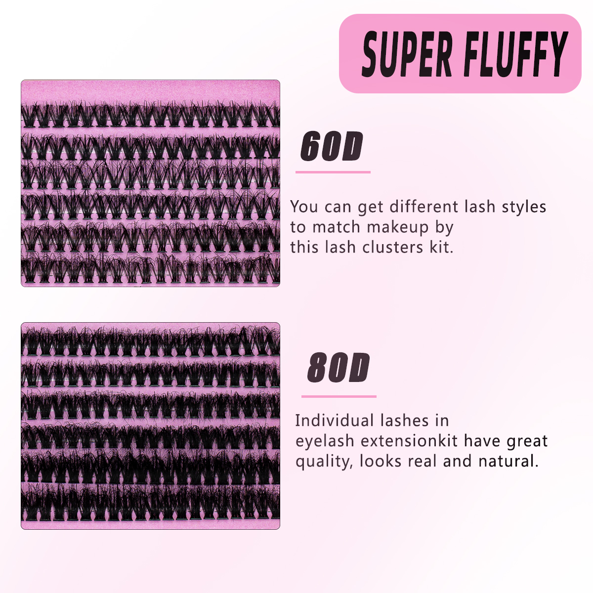 DIY False Eyelashes Clusters E - огляд і ціна Eyelash Extension Equipment