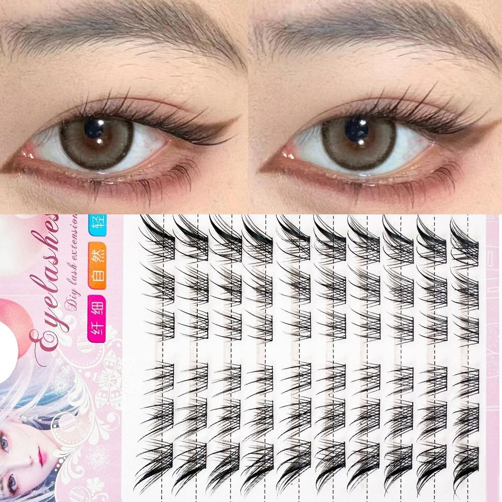 3D Cat Eye Clusters Lashes Nat - огляд і ціна Eyelash Extension Anime