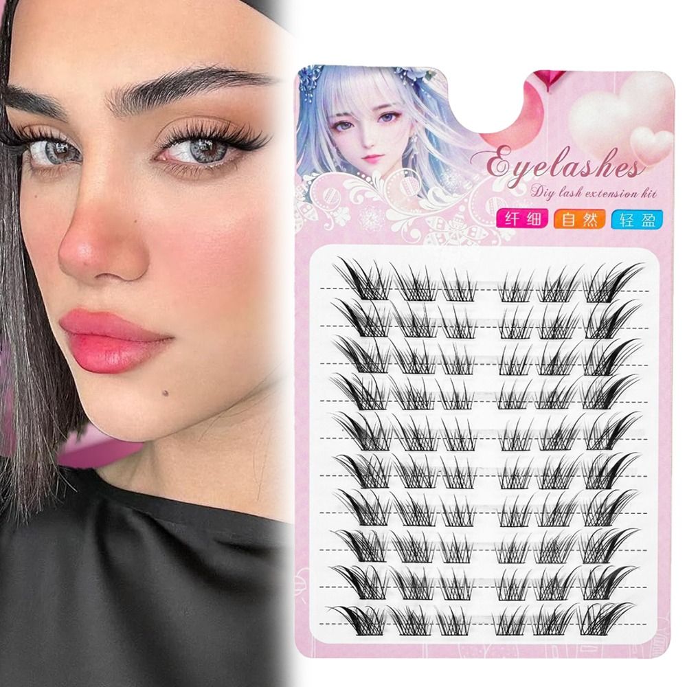 3D Cat Eye Clusters Lashes Nat - огляд і ціна Eyelash Extension Anime