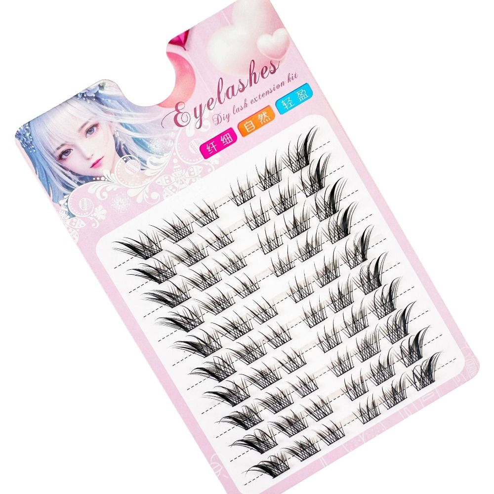 3D Cat Eye Clusters Lashes Nat - огляд і ціна Eyelash Extension Anime