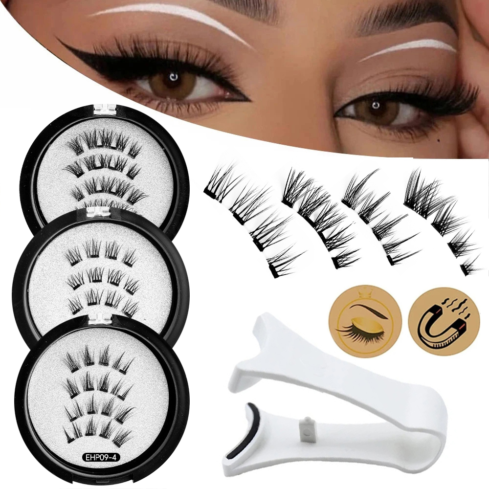Glue-free Magnetic Eyelashes 3 - огляд і ціна Eyelash Extension Uv Glue