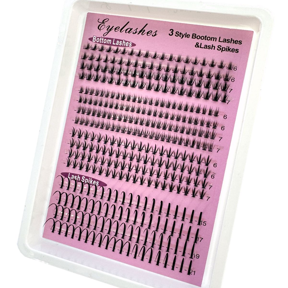 16Rows Bottom&Spiky Lashes Clu - огляд і ціна Eyelash Extension Anime