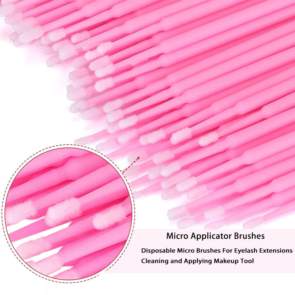 100/300pcs Eyelashes MicroBrus - огляд і ціна Eyelash Extension Cleaning