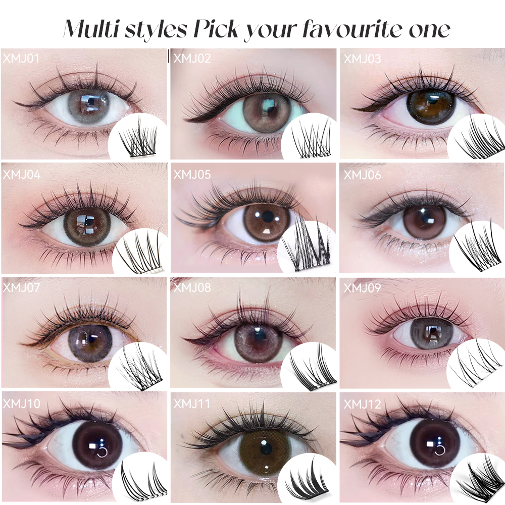 Yelix DIY Self-Adhesive Cluste - огляд і ціна Eyelash Extension Anime