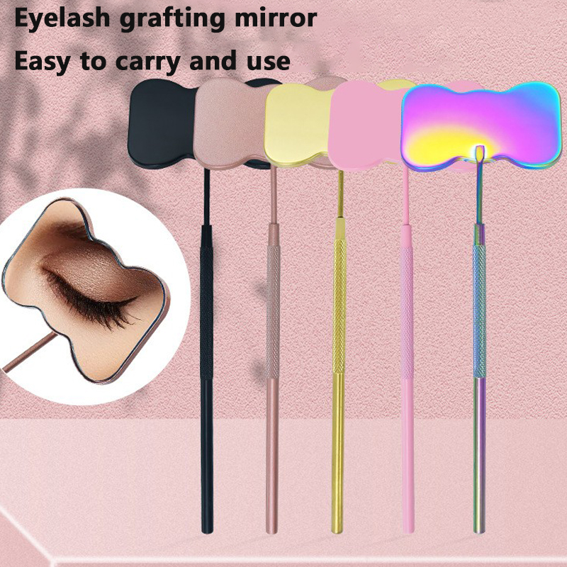 Stainless steel eyelash mirror - огляд і ціна Eyelash Extension Equipment