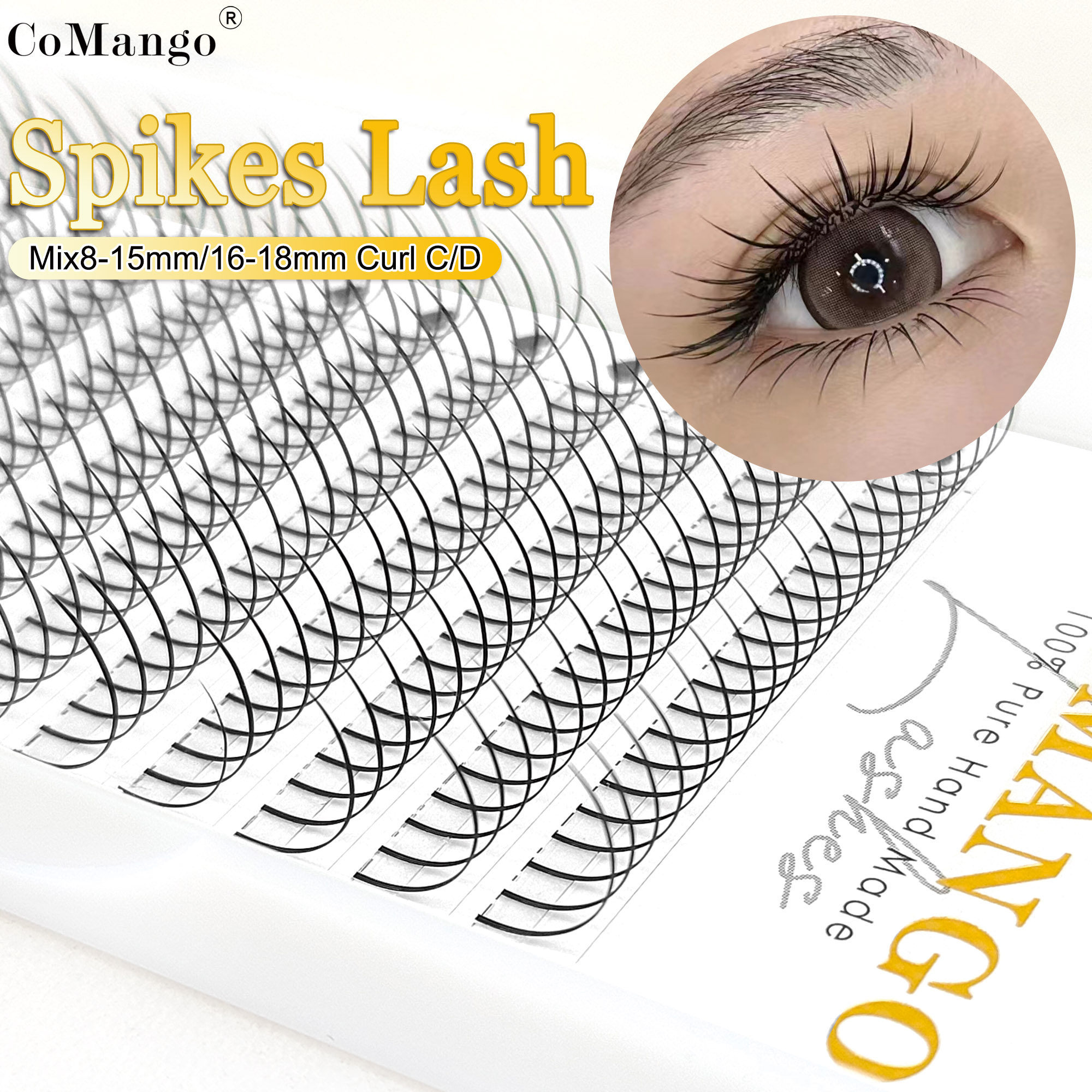 CoMango Spikes Lash Extension  - огляд і ціна Eyelash Extension Natural Classic