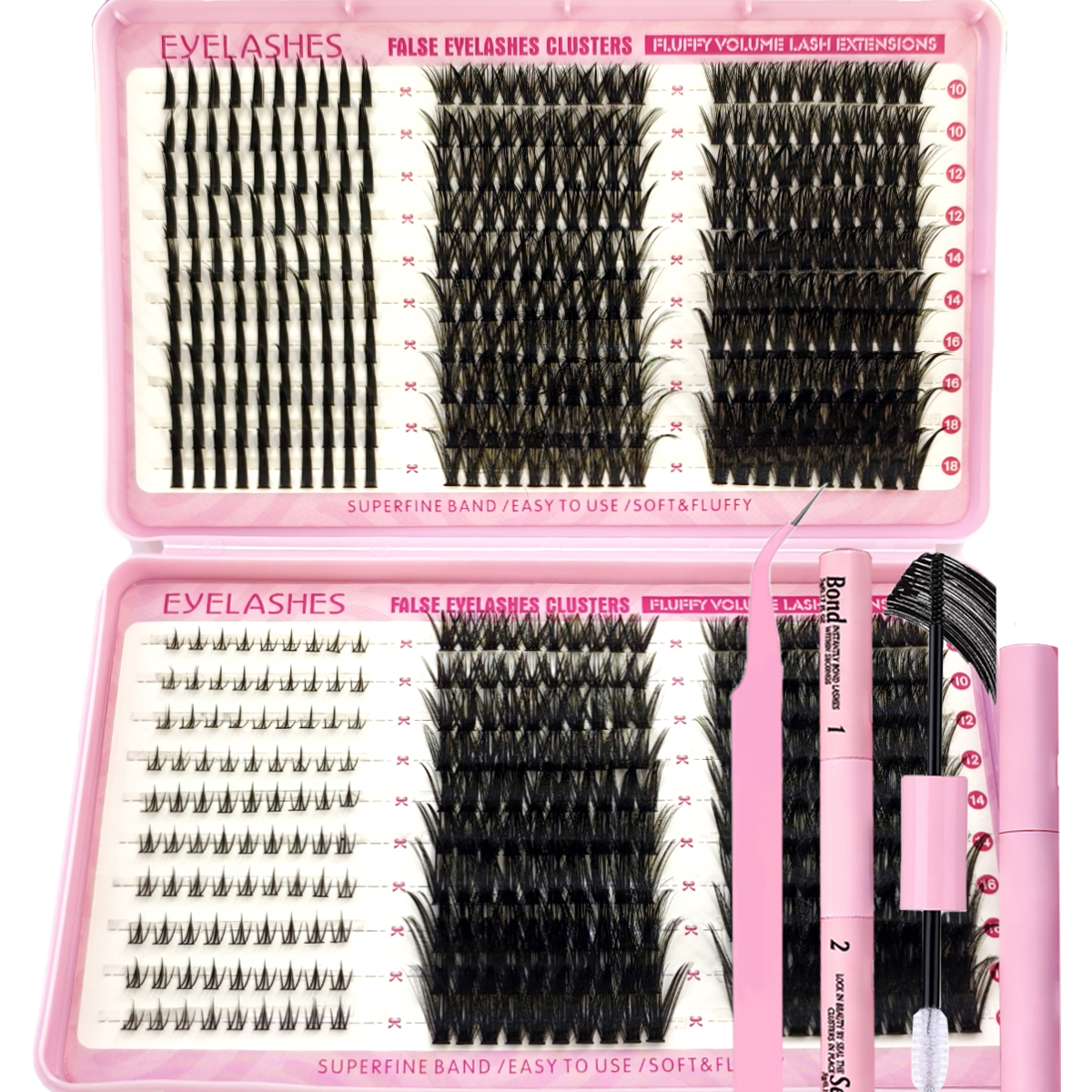 60row DIY Lash Extension Kit C - огляд і ціна Eyelash Extension Equipment