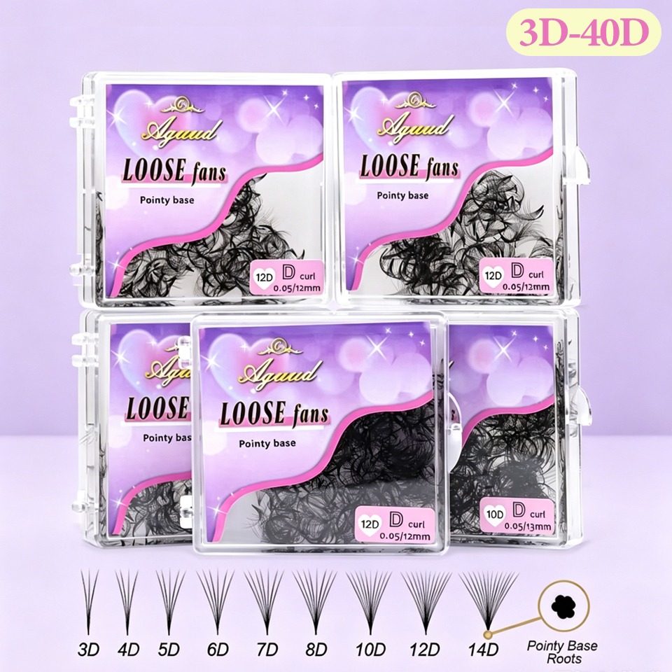 AGUUD 3D to 40D Thin Pointy Ba - огляд і ціна Eyelash Extension Medium