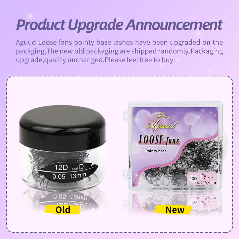 AGUUD 3D to 40D Thin Pointy Ba - огляд і ціна Eyelash Extension Medium