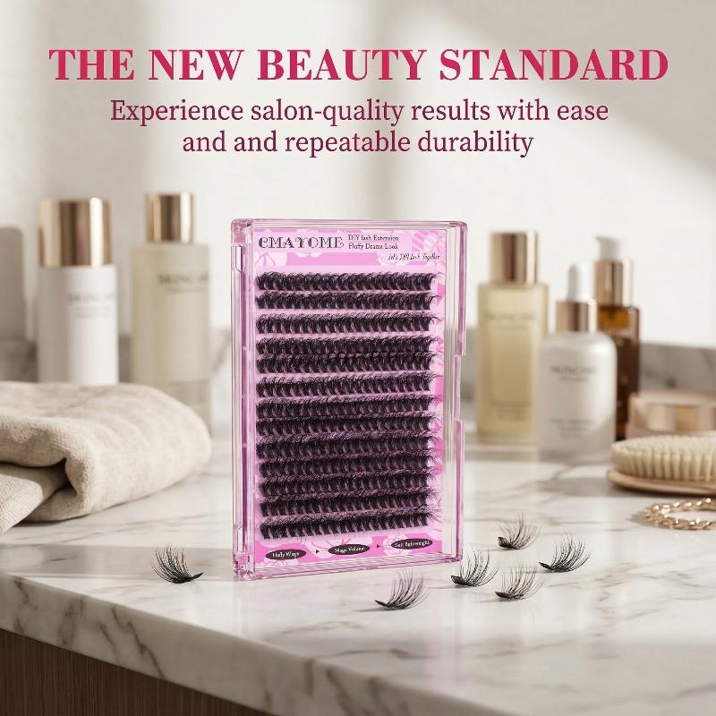 Wispy D Curl Cluster Lashes 14 - огляд і ціна Eyelash Extension Eyelash