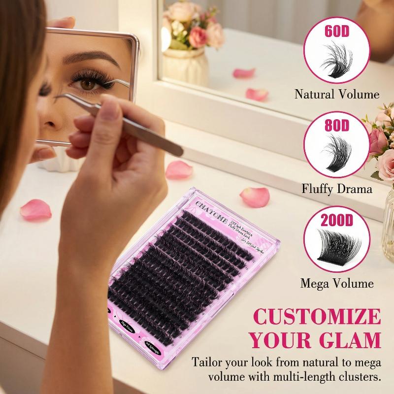 Wispy D Curl Cluster Lashes 14 - огляд і ціна Eyelash Extension Eyelash
