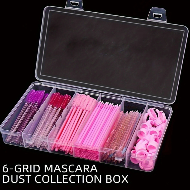 6-compartment storage box, pla - огляд і ціна Eyelash Extension Cleaning