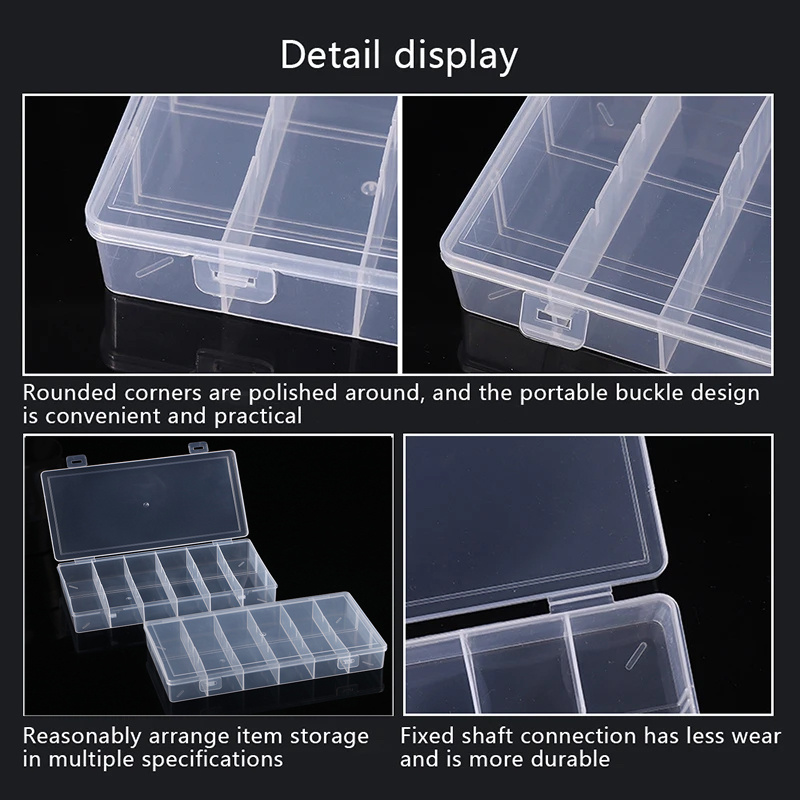 6-compartment storage box, pla - огляд і ціна Eyelash Extension Cleaning