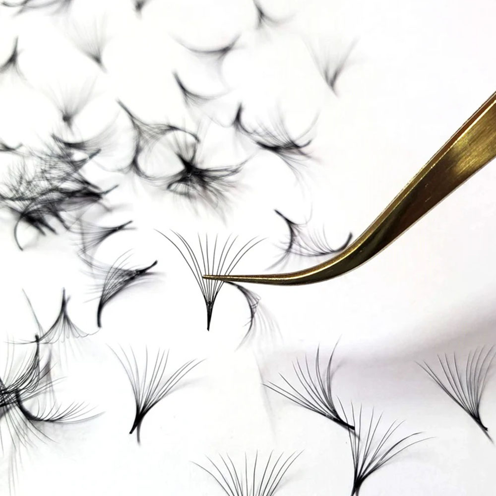 1000 Fans Loose Fan Lashes Eye - огляд і ціна Eyelash Extension Medium