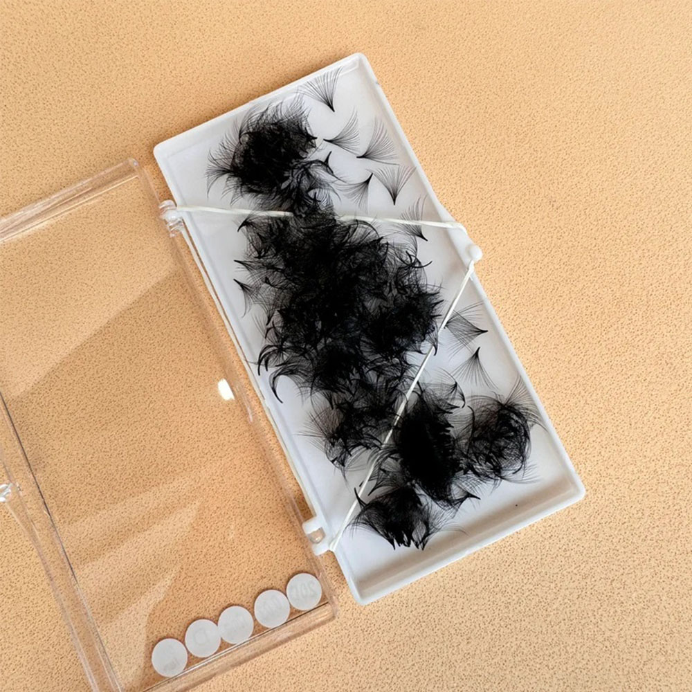 1000 Fans Loose Fan Lashes Eye - огляд і ціна Eyelash Extension Medium