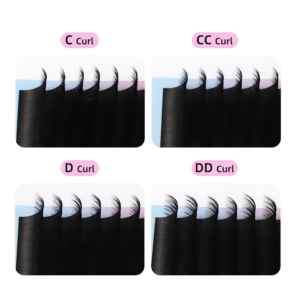 RUJADE 5 Cases/Lot False Eyela - огляд і ціна Eyelash Extension Natural Classic