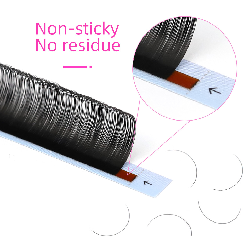 RUJADE 5 Cases/Lot False Eyela - огляд і ціна Eyelash Extension Natural Classic