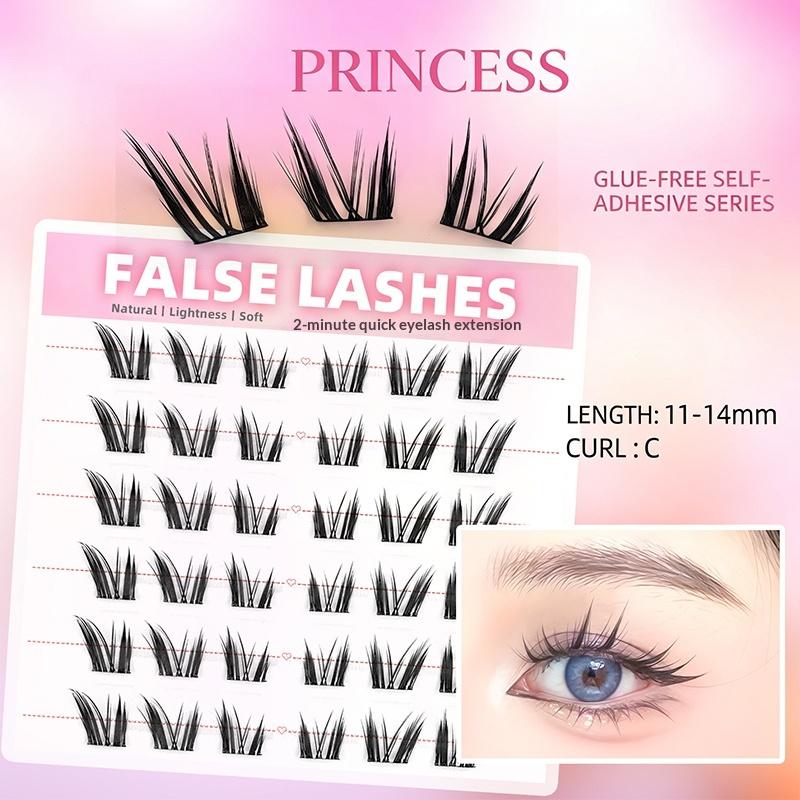 6 Rows Dense Natural False Eye - огляд і ціна Eyelash Extension Eyelash