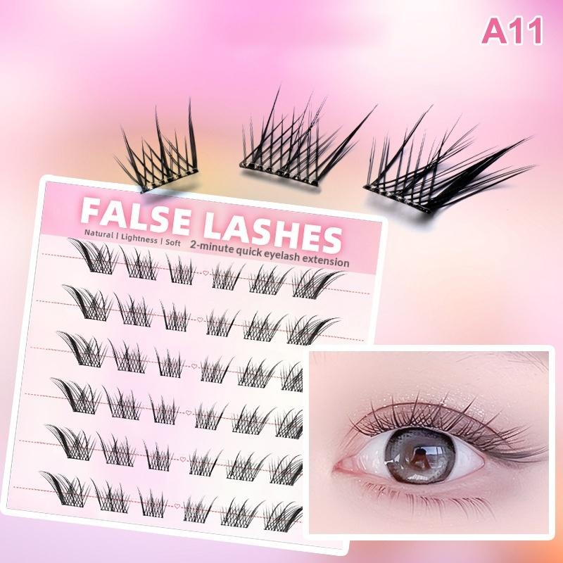 6 Rows Dense Natural False Eye - огляд і ціна Eyelash Extension Eyelash
