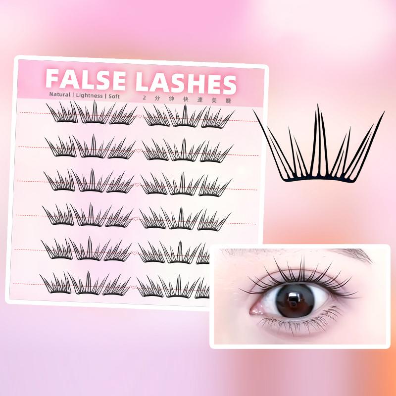 6 Rows Dense Natural False Eye - огляд і ціна Eyelash Extension Eyelash