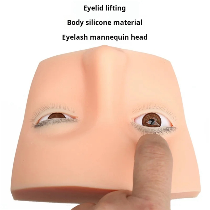 New Real 4 Layers Mannequin He - огляд і ціна Eyelash Extension Open Eye