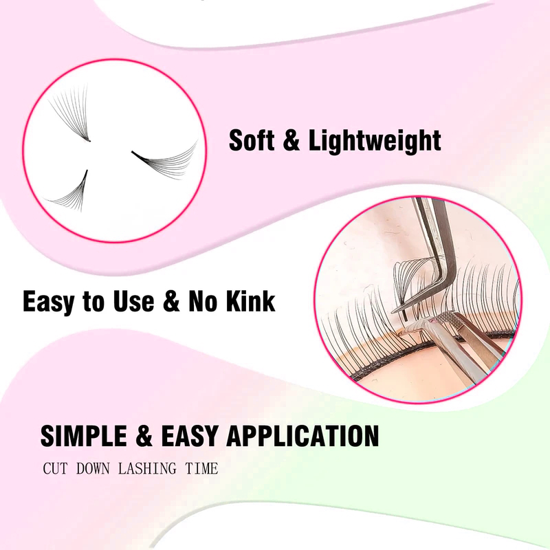 TDANCE 1000 Fans Loose Fan Las - огляд і ціна Eyelash Extension Medium